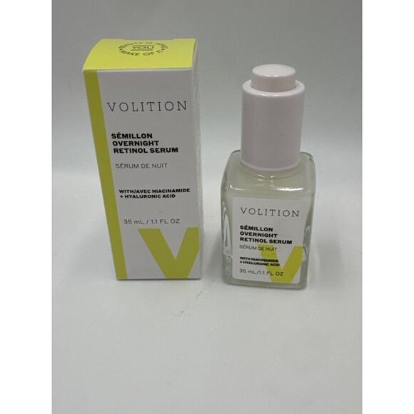 Volition Sémillon Overnight Retinol Serum  1.1 FL OZ Anti-Aging Face Care - Picture 1 of 8